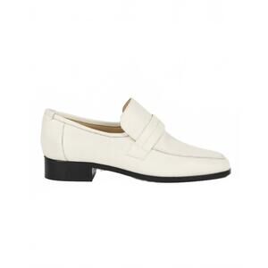 NEW JAMIE HALLER women's mod loafer in white